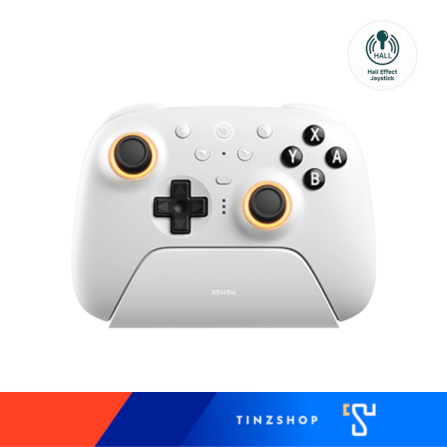 จอยเกมไร้สาย 8BITDO (80ND) ULTIMATE 2 BLUETOOTH & 2.4G สีขาว_1